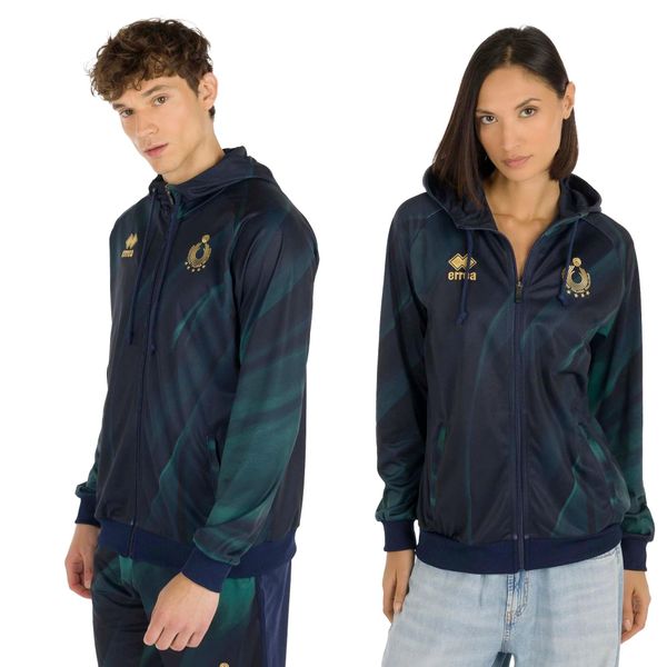 Bluza Errea Reprezentacji Włoch W Siatkówce Tony Ad Dorośli. Zielone bluzy sportowe damskie ERREA, m, bez wzorów, z materiału, bez ramiączek, długie, z kapturem. Za 385.99 zł.