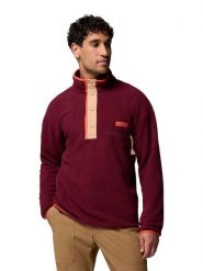 Columbia Bluza polarowa "Helvetia II" w kolorze bordowym rozmiar: XL. Czerwone bluzy bez kaptura męskie Columbia, xl, z polaru. Za 139.87 zł.