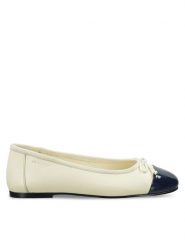 Gant Baleriny 30511856 Écru. Baleriny damskie Gant, bez wzorów, ze skóry, bez obcasa. Za 309.99 zł.
