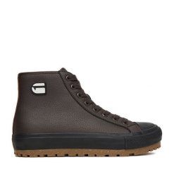 Trampki G-Star Raw. Brązowe trampki i tenisówki męskie G-Star Raw, bez wzorów, bez zapięcia. Za 279.99 zł.