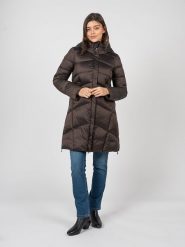 Geox Kurtka "Adrya D" | W2626G T2566 | Kobieta | Brązowy. Brązowe kurtki damskie Geox, bez wzorów, z gumy, z kapturem. W wyprzedaży za 699.00 zł.
