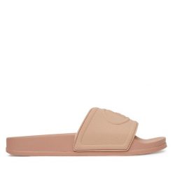 Klapki Liu Jo. Brązowe klapki damskie Liu Jo, bez wzorów, bez obcasa. Za 169.99 zł.