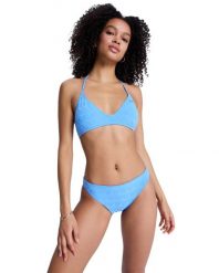 Zestaw trójkątny bikini dla Kobiety PARADISE WAVE Niebieski. Niebieskie bikini damskie Roxy, bez wzorów. Za 319.99 zł.