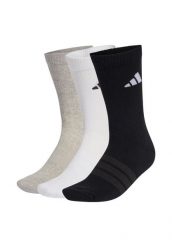 Skarpetki do połowy łydki adidas (x3). Szare skarpetki męskie Adidas, bez wzorów, z bawełny. Za 53.99 zł.