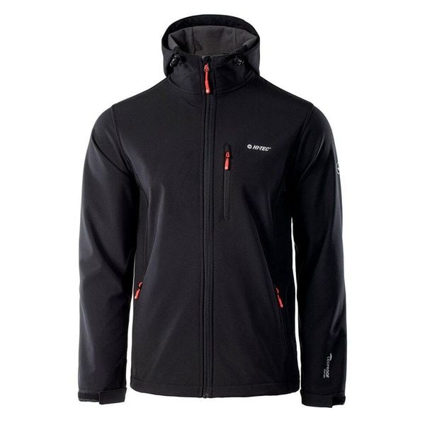 Kurtka Softshell Męska Caen. Brązowe kurtki męskie Hi-tec, m, bez wzorów, z softshellu, bez kaptura. Za 271.99 zł.