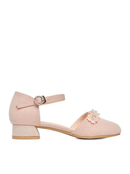 Nelli Blu Baleriny CM230522-7A Różowy. Czerwone baleriny dziewczęce Nelli Blu, bez wzorów, z materiału. Za 119.99 zł.