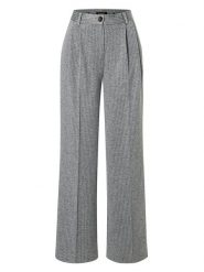 More & More Spodnie w kolorze szarym rozmiar: 42. Szare spodnie materiałowe damskie MORE & MORE, bez wzorów, z materiału. Za 152.62 zł.