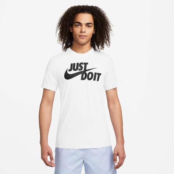 Koszulka z krótkim rękawem Męska Nike Sportswear JDI AR5006 100 Biały. Białe t-shirty sportowe męskie Nike, l, z bawełny, bez ramiączek, na jogę i pilates. Za 179.00 zł.