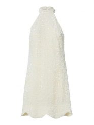 YAS Sukienka koktajlowa Mira 26037830 Écru Regular Fit. Sukienki damskie YAS, xs, bez wzorów, z syntetyku, wizytowe, bez kołnierzyka, bez ramiączek. Za 429.99 zł.