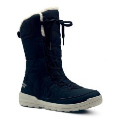 Buty turystyczne śniegowce damskie Quechua SH500 Warm wodoodporne. Brązowe obuwie trekkingowe damskie QUECHUA, na zimę. W wyprzedaży za 169.99 zł.