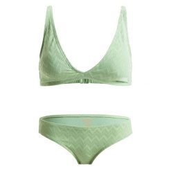 Bikini Roxy Current Coolness - Basil. Zielone bikini damskie Roxy, bez wzorów. Za 325.00 zł.