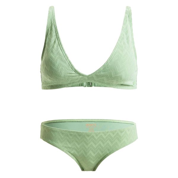 Bikini Roxy Current Coolness - Basil. Zielone bikini damskie Roxy, bez wzorów. Za 325.00 zł.