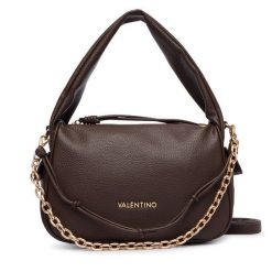 Torebka Valentino. Brązowe torebki klasyczne damskie Valentino, bez wzorów, bez dodatków. Za 679.99 zł.