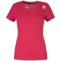 Koszulka damska Rafiki Mello LT. Czerwone bluzki damskie Rafiki, bez wzorów, bez kołnierzyka. Za 253.25 zł.