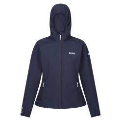 Softshell turystyczny damski Regatta Arec III z kapturem. Niebieskie kurtki softshell damskie Regatta, xs, bez wzorów, z softshellu, z kapturem. W wyprzedaży za 169.99 zł.