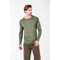 Koszulka termoaktywna męska Woolona Remus z długim rękawem 100% Merino. Zielone bielizna termoaktywna męska WOOLONA, l, bez wzorów, z wełny. W wyprzedaży za 306.00 zł.