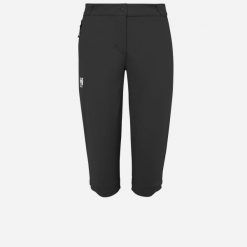 Spodenki turystyczne damskie Millet Ubic Stretch 3/4 Pant W Czarny. Czarne szorty damskie Millet, bez wzorów, z elastanu, klasyczne, z standardowym stanem. Za 349.00 zł.