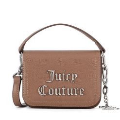 Torebka Juicy Couture. Brązowe torebki klasyczne damskie Juicy Couture, bez wzorów, bez dodatków. Za 259.99 zł.