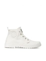 Palladium Trapery Pampa Sp20 Hi Cvs 76838-116-M Biały. Białe trapery damskie Palladium, z materiału, bez obcasa. Za 219.99 zł.