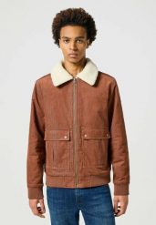 MĘSKA KURTKA PRZEJŚCIOWA WRANGLER CORDUROY AVIATOR ROOT 112357268. Kurtki męskie Wrangler, m, bez wzorów, bez kaptura. Za 299.99 zł.