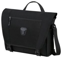 Torba Samsonite Messenger Bag Dye-Namic 14.1'' czarny. Czarne torby na laptopa damskie Samsonite, bez wzorów. Za 299.00 zł.