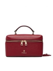 Furla Torebka Camelia Micro WE00625 HSF000 CN CGQ00 Bordowy. Czerwone torebki klasyczne damskie Furla, bez wzorów, ze skóry, bez dodatków. Za 944.99 zł.