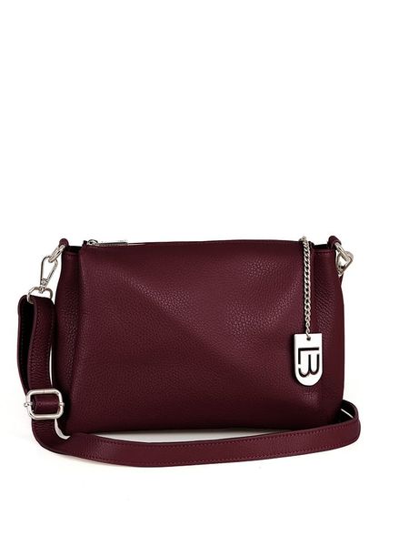 Lucca Baldi Skórzana torebka "Melfi" w kolorze bordowym - 26 x 19 x 9 cm rozmiar: onesize. Czerwone torebki klasyczne damskie Lucca Baldi, bez wzorów, z materiału, bez dodatków. Za 283.48 zł.