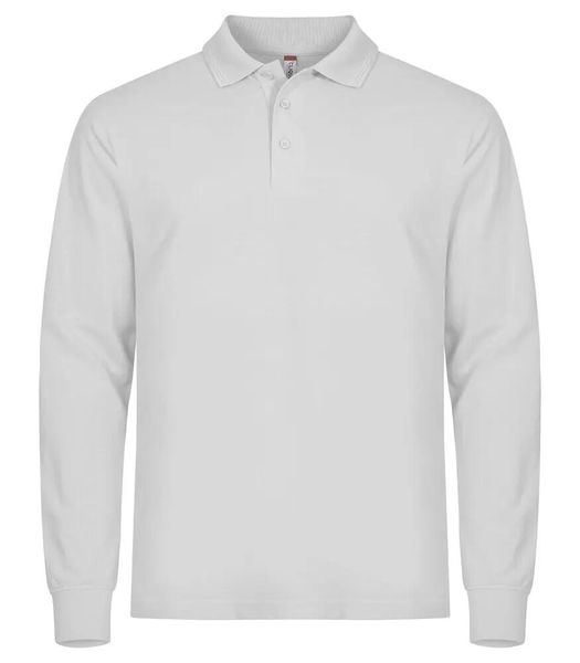 Clique Manhattan L/S koszulka polo męska długi rękaw biały. Białe koszulki męskie z długim rękawem CLIQUE, l, z bawełny. Za 135.29 zł.
