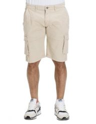 Męskie szorty bojówki w kolorze Earth Tones. Brązowe szorty męskie LEONE 1947 APPAREL, na lato, bez wzorów, z bawełny, sportowe. Za 84.16 zł.