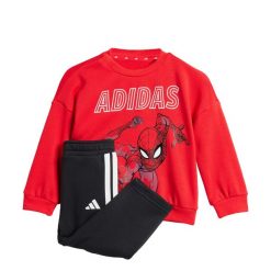 Zestaw Marvel Spider-Man Jogger Set. Białe spodnie dresowe damskie Adidas, bez wzorów, z dresówki. W wyprzedaży za 139.50 zł.