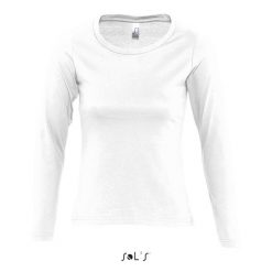 Koszulka Sol's Majestic. Niebieskie t-shirty damskie SOL'S, s, bez wzorów, z bawełny, bez kołnierzyka. Za 83.00 zł.