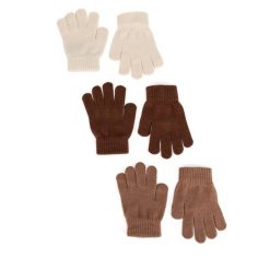 Rękawiczki Action Boy. Brązowe rękawiczki dziecięce Action Boy, z dzianiny, bez ramiączek. Za 29.99 zł.