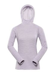 Alpine Pro Bluza polarowa "Gorfa" w kolorze lawendowym rozmiar: XL. Różowe bluzy z kapturem damskie Alpine Pro, xl, z materiału. Za 147.56 zł.