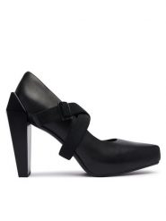 United Nude Czółenka Gem Swan HI 110290116 Czarny. Czarne czółenka damskie United Nude, bez wzorów, ze skóry, bez obcasa, na obcasie. Za 1,449.00 zł.