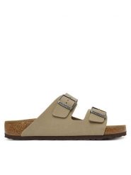 Birkenstock Klapki Arizona 1032830 Khaki. Brązowe klapki i japonki męskie Birkenstock, ze skóry. Za 399.99 zł.