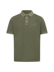 Gant Męska koszulka polo piqué Mężczyźni Bawełna zielony jednolity, M. Zielone koszulki polo męskie Gant, m, bez wzorów, z bawełny, bez ramiączek. Za 499.95 zł.