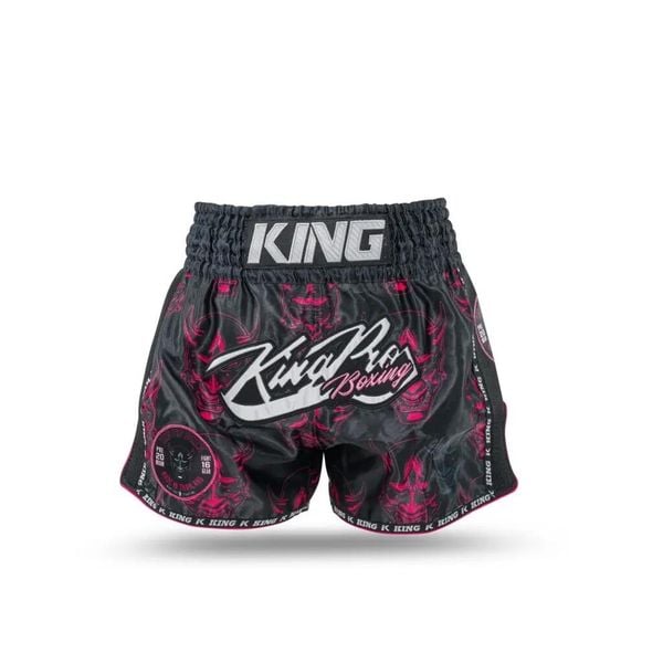 Szorty do boksu tajskiego King Pro Boxing Devil 3. Czarne szorty damskie KING PRO BOXING, bez wzorów, sportowe. Za 335.50 zł.