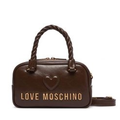 Torebka LOVE MOSCHINO. Brązowe torebki klasyczne damskie Love Moschino, bez wzorów, bez dodatków. Za 949.99 zł.
