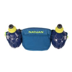 Pasek hydracyjny Nathan Trail Mix Plus 3.0. Niebieskie paski damskie NATHAN, bez wzorów, sportowe. Za 307.00 zł.
