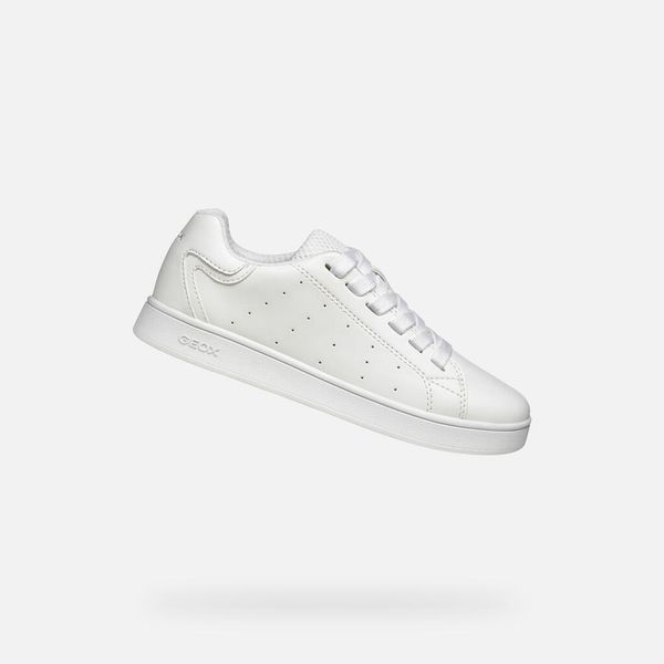 Buty GEOX J ECLYPER BOY Biały. Białe buty fitness męskie Geox, na fitness i siłownię. Za 174.99 zł.