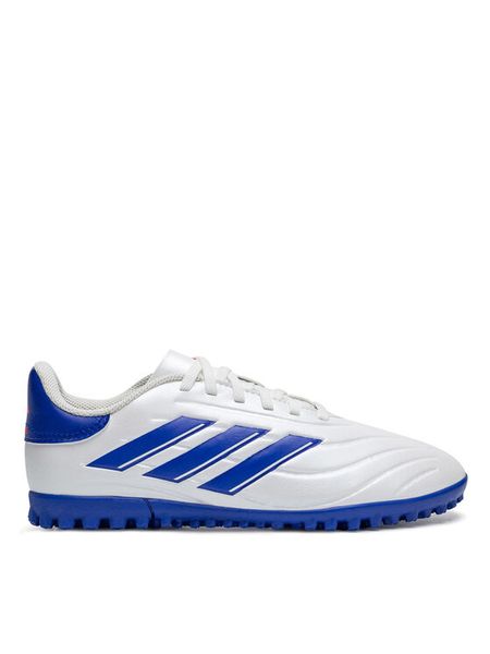 Adidas Sneakersy COPA PURE 2 CLUB TF J IG8691 Biały. Białe buty sportowe chłopięce Adidas, z syntetyku, bez zapięcia. Za 179.99 zł.