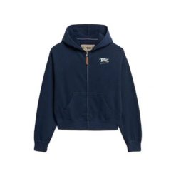 Bluza damska z kapturem Superdry Heritage Hamptons. Niebieskie bluzy z kapturem damskie Superdry. Za 339.80 zł.