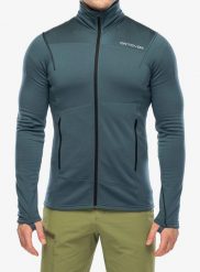 Bluza polarowa męska Ortovox Fleece Light Jacket. Zielone bluzy z kapturem męskie ORTOVOX, m, z materiału. Za 788.69 zł.