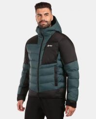 Kurtka puchowa Kilpi Guss. Brązowe kurtki męskie Kilpi, na zimę, m, bez wzorów, z materiału, eleganckie, z kapturem. Za 849.00 zł.
