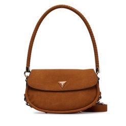 Torebka Guess. Brązowe torebki klasyczne damskie Guess, z aplikacjami, bez dodatków. Za 589.99 zł.