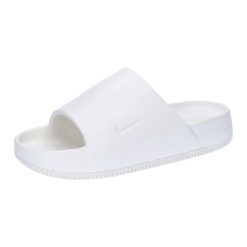 Klapki męskie Nike Calm Slide. Brązowe klapki i japonki męskie Nike, z jeansu. Za 396.00 zł.