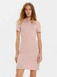 Tommy Hilfiger Sukienka codzienna 1985 WW0WW43228 Różowy Slim Fit. Czerwone sukienki damskie Tommy Hilfiger, na co dzień, l, bez wzorów, z bawełny, bez kołnierzyka, bez ramiączek, proste. Za 329.99 zł.