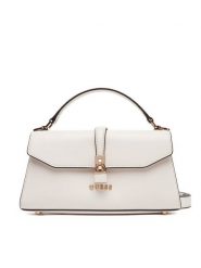 Guess Torebka Queensland HWVG96 55200 Écru. Torebki klasyczne damskie Guess, z aplikacjami, ze skóry, bez dodatków. Za 399.99 zł.