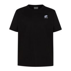 Koszulka męska sportowa Lotto MEN. Czarne t-shirty sportowe męskie Lotto, l, bez ramiączek. Za 69.00 zł.