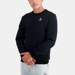 Bluza z okrągłym dekoltem Le Coq Sportif Essentiel N°1. Czarne bluzy bez kaptura męskie Le Coq Sportif, m, z bawełny. Za 264.99 zł.